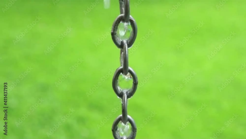 chain links on green background chain links on green background