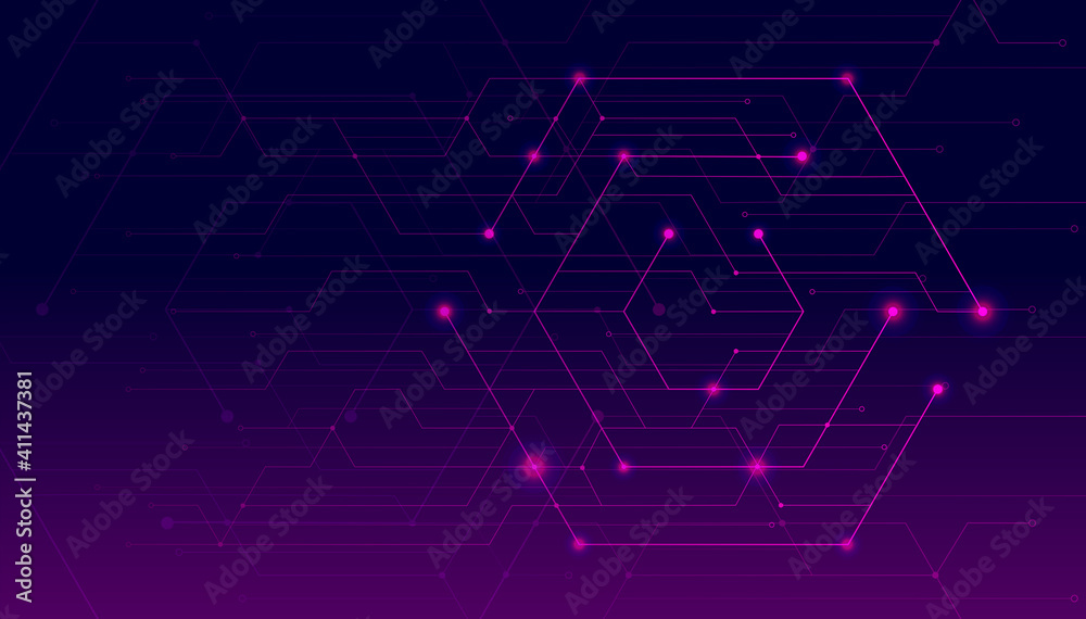 Abstract lines and dots connect background. Technology connection digital data and big data concept. Abstract lines and dots connect background. Technology connection digital data and big data concept.