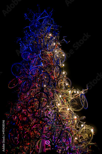 Bike Christmas Tree