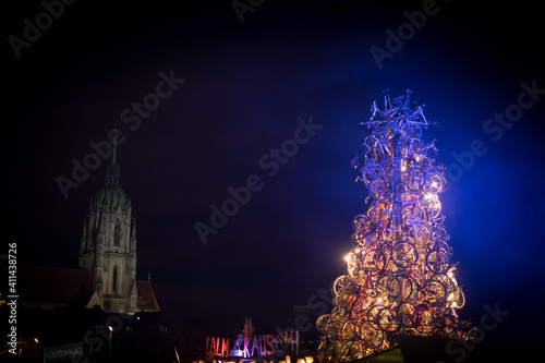 Bike Christmas Tree