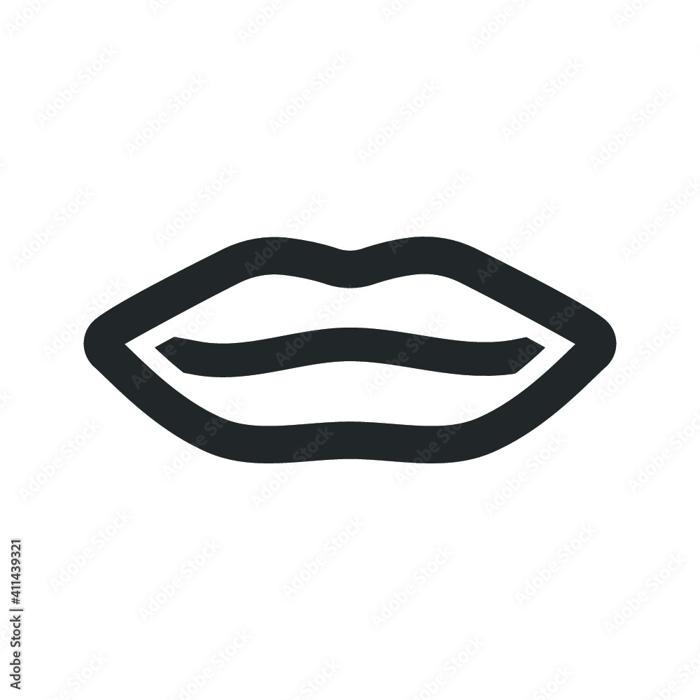 Human lips icon Human lips icon