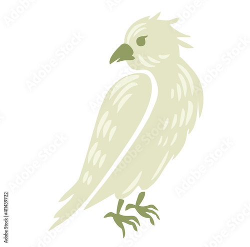 National Bird Day Vector Illustration. Image of a bird soaring in the sky. Silhouette of a bird. Feathers of a bird