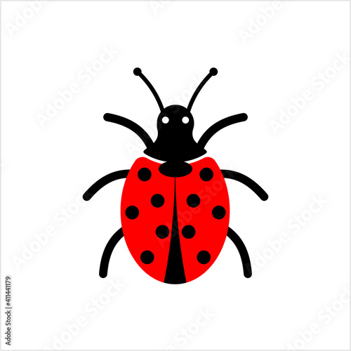 Ladybug Icon, Insect Icon, Coccinellidae, Ladybirds Icon © Aayam 4D