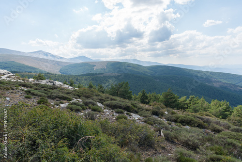 mountainous landscape in Sierra Nevada