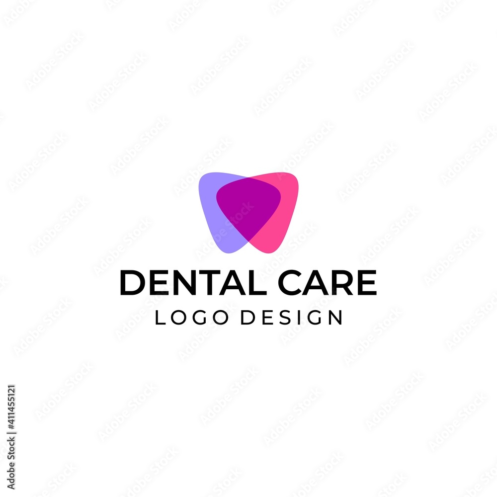 A modern and unique logo about dental care.
EPS 10, Vector.
