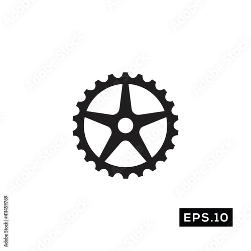Gear Icon Vector. Gear Symbol Vector