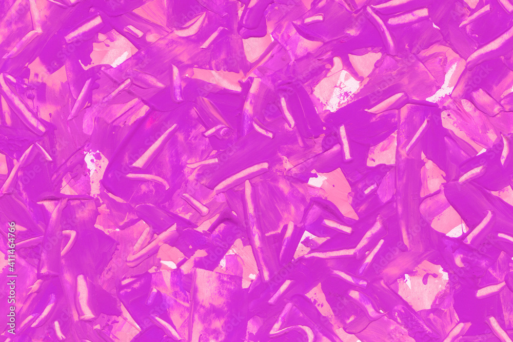 Fototapeta premium Modern contemporary acrylic background. Colorful texture made with a palette knife. Abstract painting on paper. Mess on the canvas.