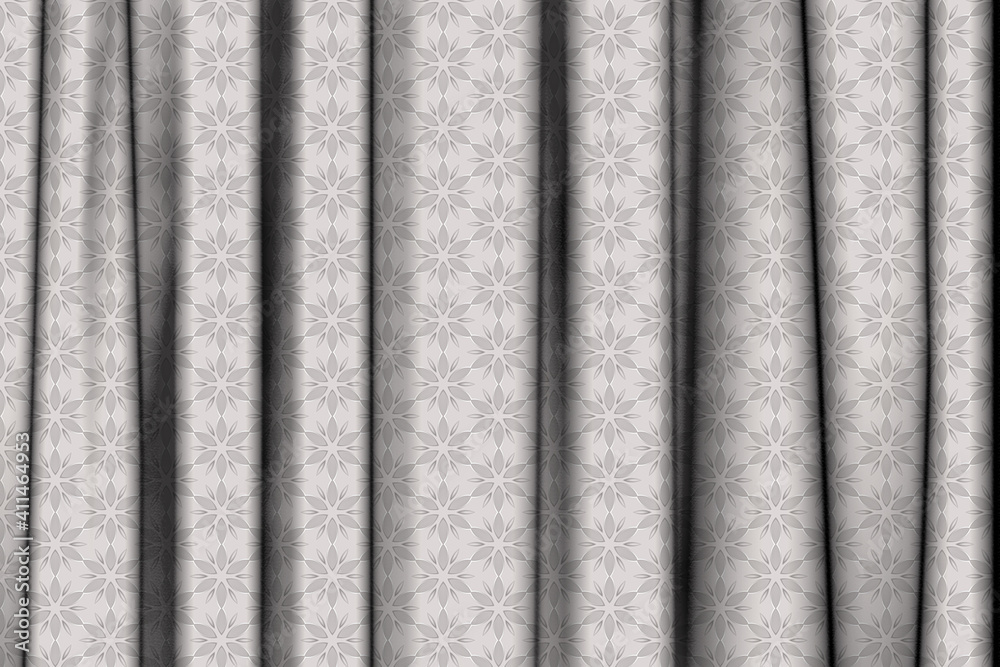 Fototapeta premium top view minimal fabric pattern texture background. 