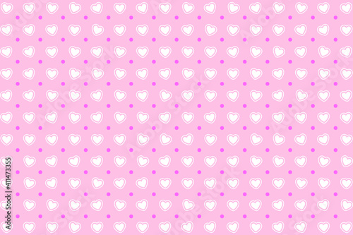 Pink background with little hearts. Backdrop for Valentines, Wedding, Mother Day Greeting Card