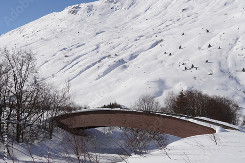 Brücke im Winter