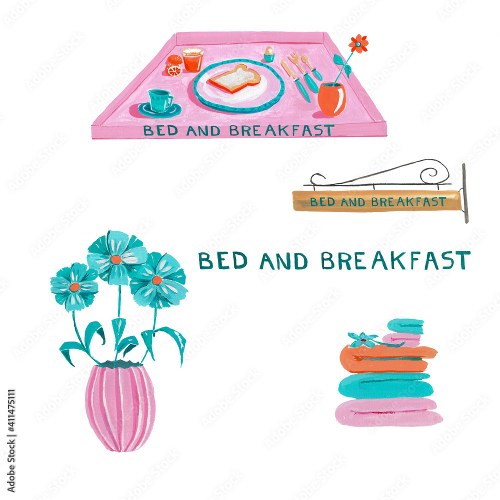 Fototapeta premium Bed and Breakfast