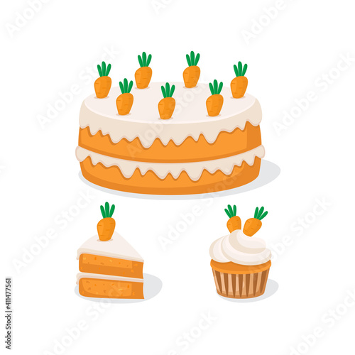 illustration of a cake