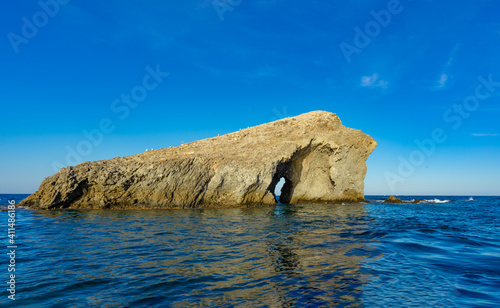 Farallón islet, Grosa Island, Murcia, Spain photo