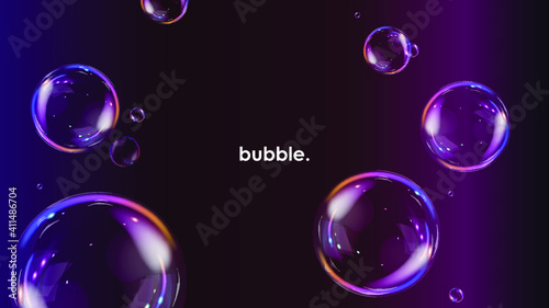 Fly Soap bubble wallpeper illustration abstract club night cocktail soda card banner vector edit transparent eps