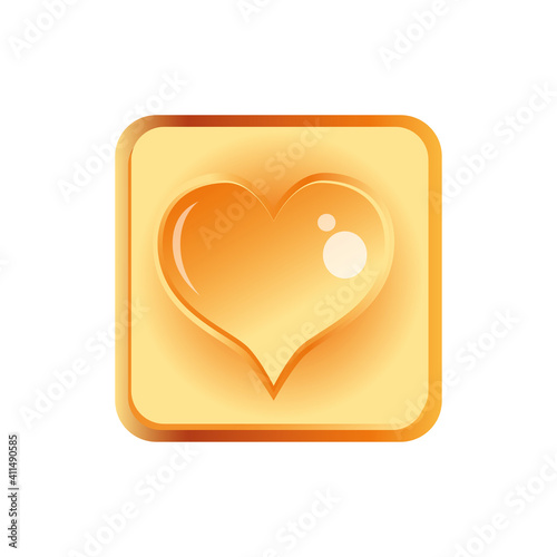 heart, icon, vector illustration 