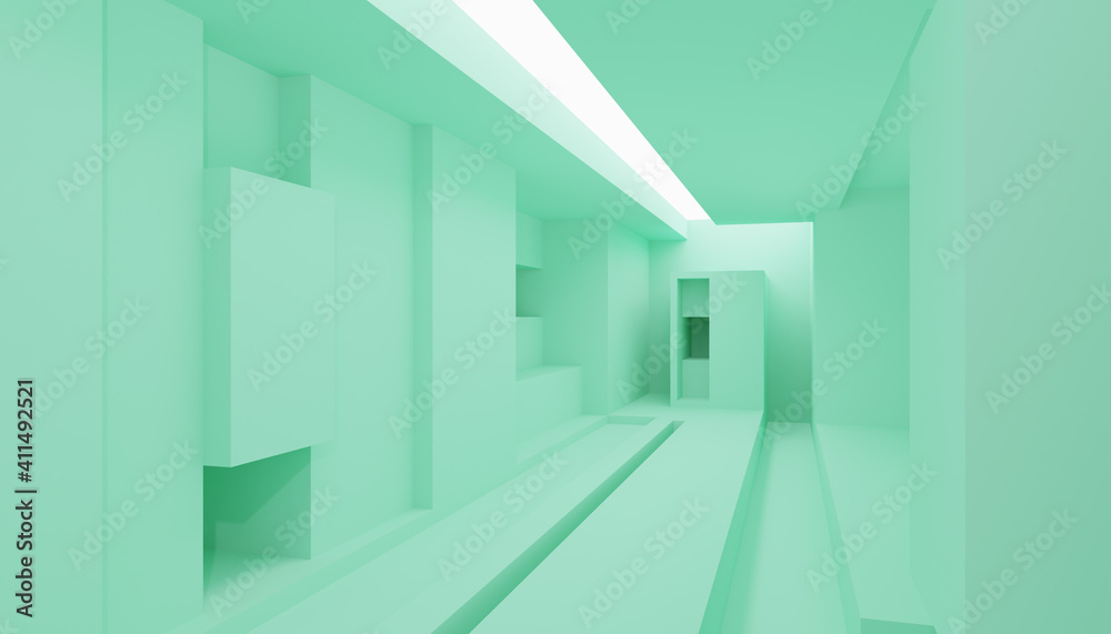 Fototapeta premium Futuristic Architecture Design