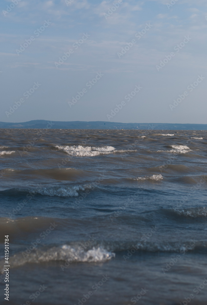 waves on the beach