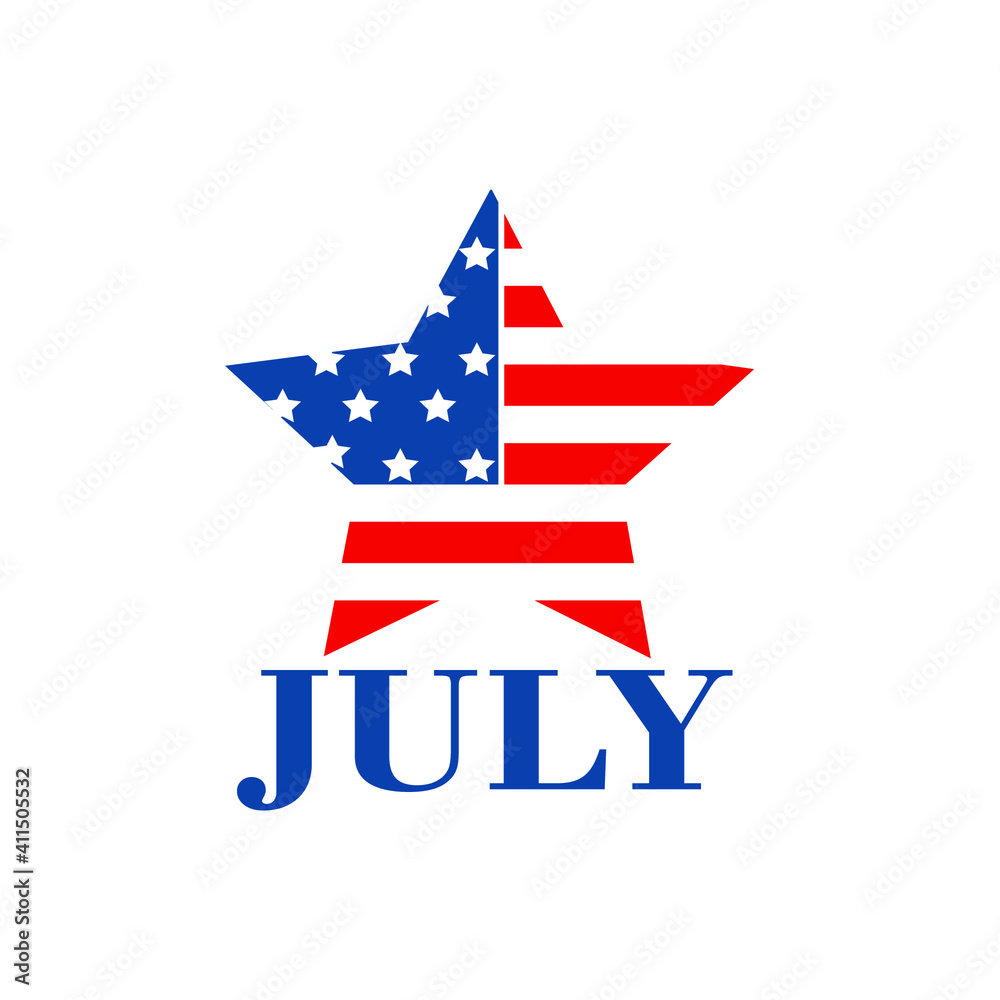 4th of july independence day vector illustration. 4th of july independence day vector illustration.