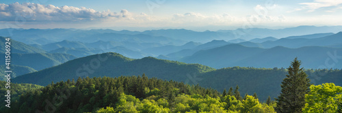 Valokuva Blue Ridge Parkway summer Landscape