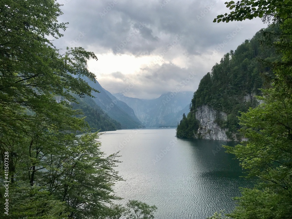 lake in the mountains - Königsee