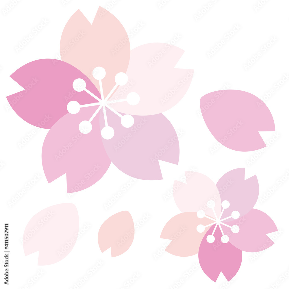 可愛くて綺麗な桜のイラスト 可愛くて綺麗な桜のイラスト