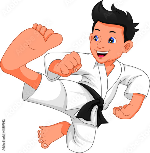 karate boy cartoon