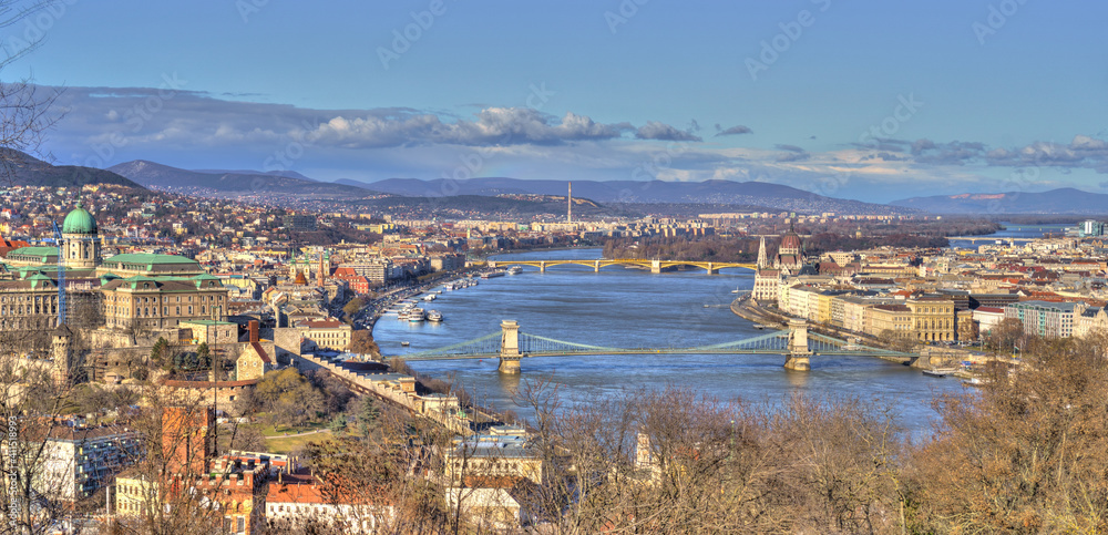 Budapest cityscape, HDR Image