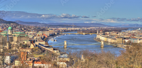 Budapest cityscape  HDR Image