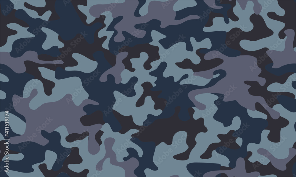 Full seamless gray camouflage skin pattern vector. Winter camo texture design for textile fabric printing and wallpaper. Full seamless gray camouflage skin pattern vector. Winter camo texture design for textile fabric printing and wallpaper.