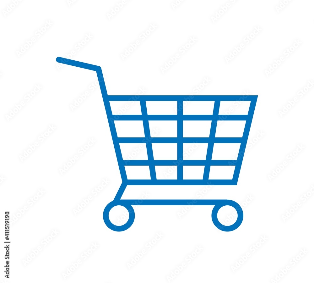 Shopping Cart Icon. Online Market Illustration As A Simple Vector Sign, Presented on Line Art Style and Trendy Symbol for Design, Websites, Presentation or Mobile Application. Shopping Cart Icon. Online Market Illustration As A Simple Vector Sign, Presented on Line Art Style and Trendy Symbol for Design, Websites, Presentation or Mobile Application.