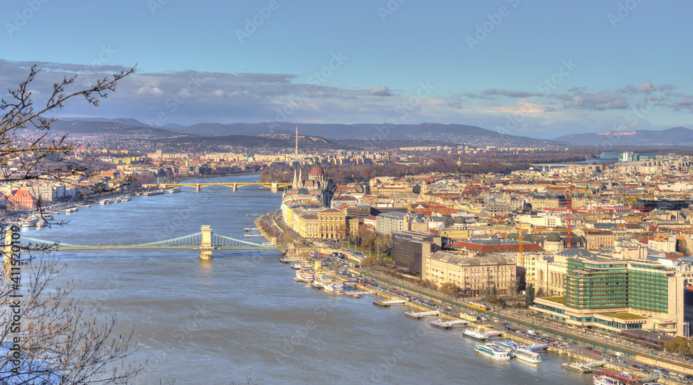 Budapest cityscape, HDR Image