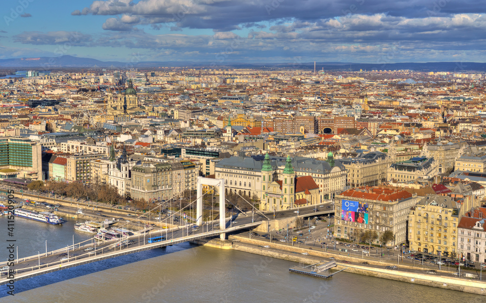 Budapest cityscape, HDR Image