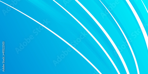 Modern colored poster for sports with blue and white lines color. Vector graphics
