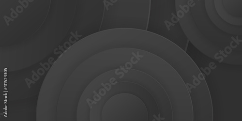 Grey Abstract background geometry shine and layer element vector illustration. Grey abstract circle background