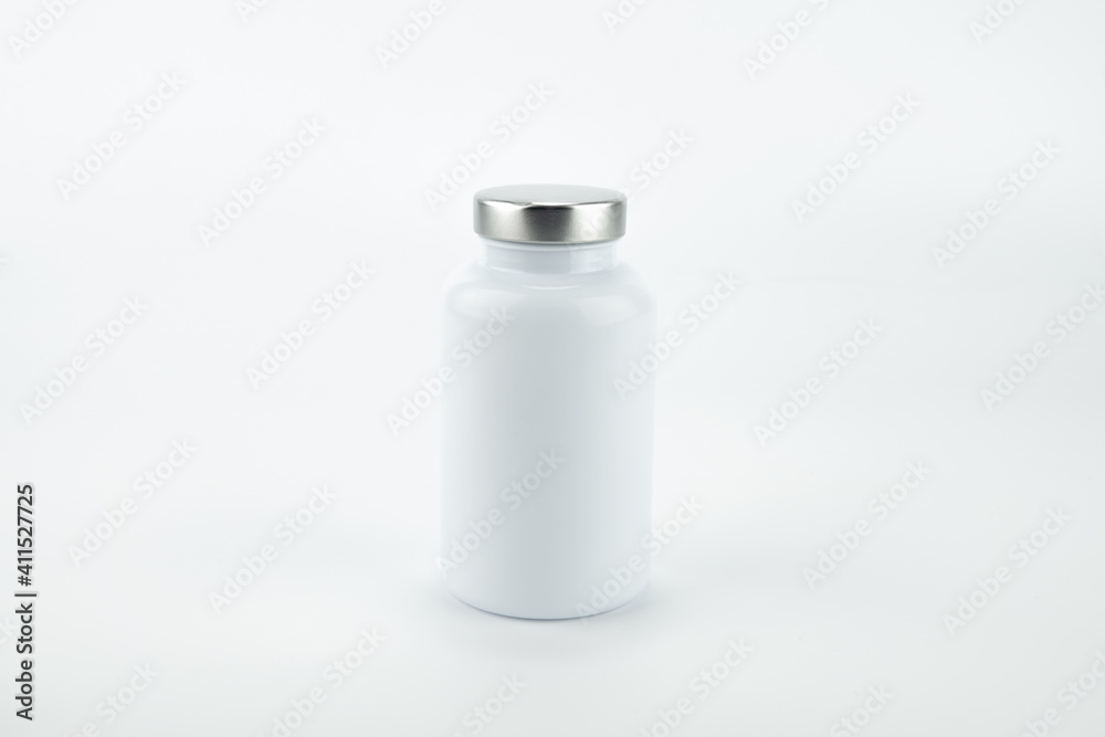 Pills bottle isolated on white background. Pills bottle isolated on white background.