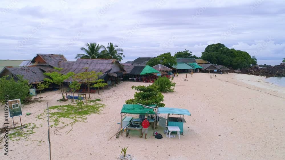 Aerial view drone shot of Amazing small island beautiful tropical sandy beach landscape view at koh Khai maew Island in Phang Nga Thailand,Amazing small island with many Cats live in small island Aerial view drone shot of Amazing small island beautiful tropical sandy beach landscape view at koh Khai maew Island in Phang Nga Thailand,Amazing small island with many Cats live in small island