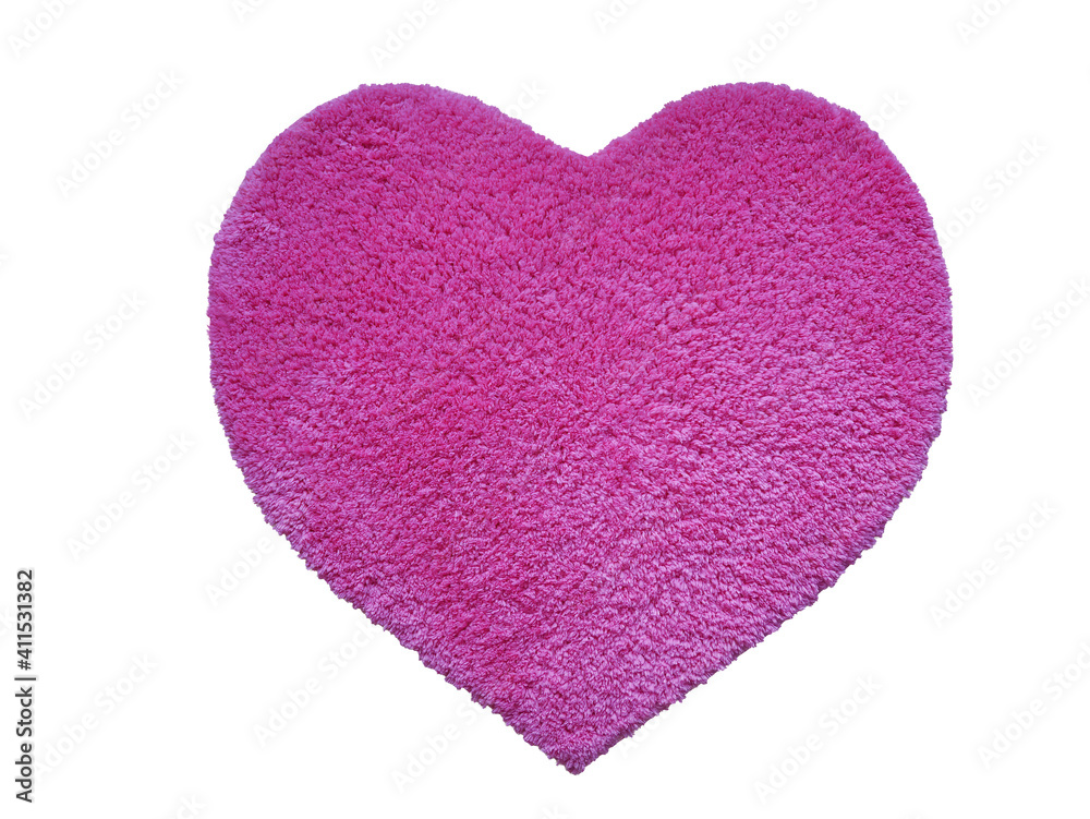 die cut of a heart shape pink carpet die cut of a heart shape pink carpet
