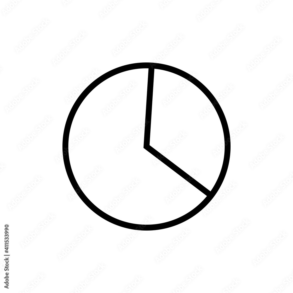 Pie Chart Icon Design Vector Template Illustration Pie Chart Icon Design Vector Template Illustration