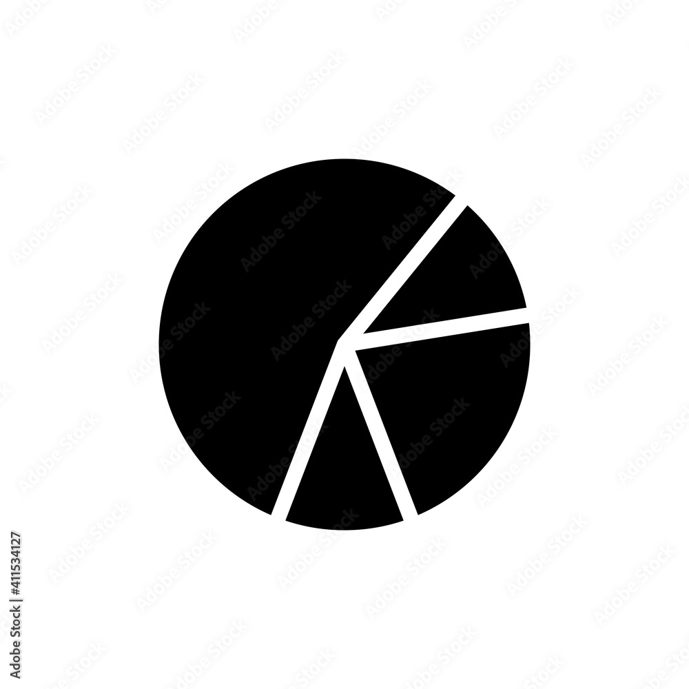 Pie Chart Icon Design Vector Template Illustration Pie Chart Icon Design Vector Template Illustration