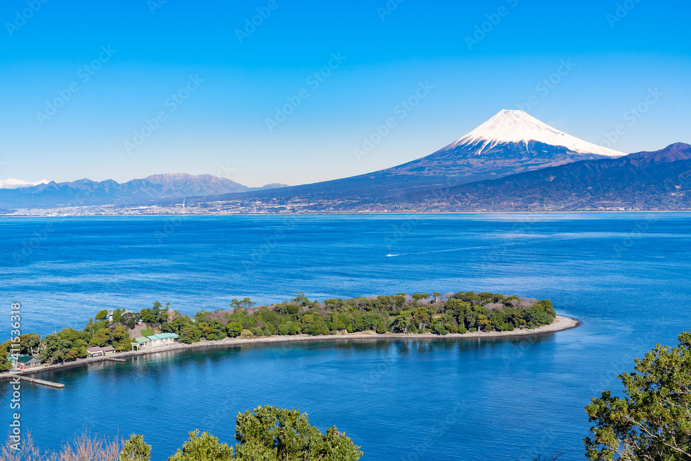 Naklejka premium 静岡県沼津市大瀬崎