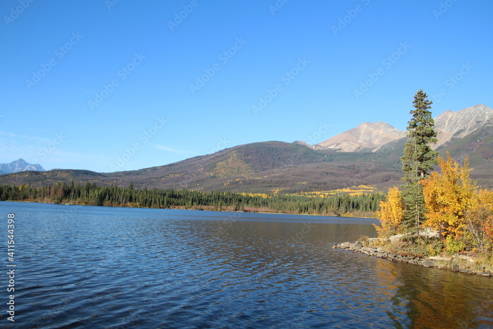 October On The Water, Jasper National Park, Alberta October On The Water, Jasper National Park, Alberta