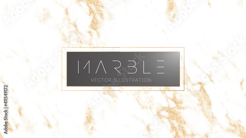 White gold marble halftone texture. Wedding design vector illustration. Luxury golden marble texture for party invitation. EPS 10.