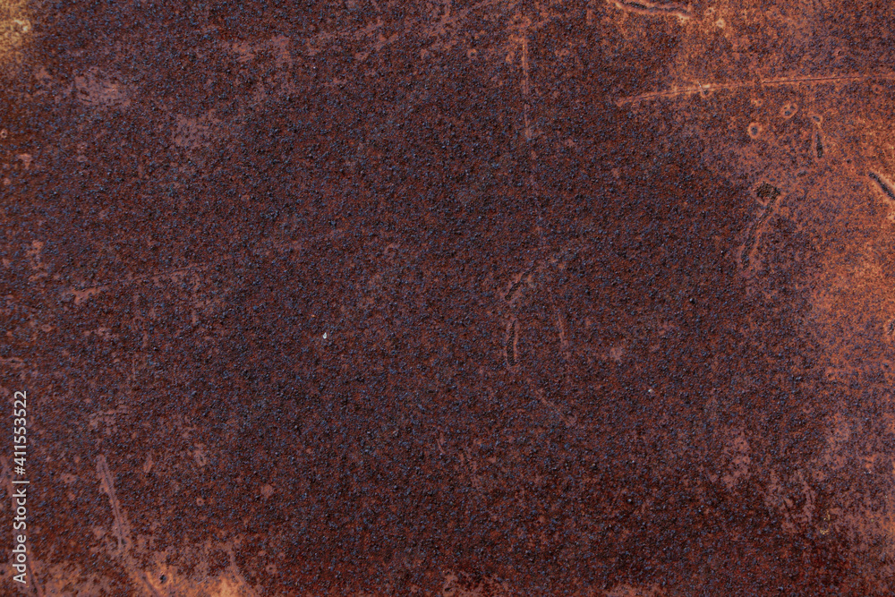 Grunge rusted metal texture. Rusty corrosion and oxidized background. Worn metallic iron panel.Old and oxidized metal.