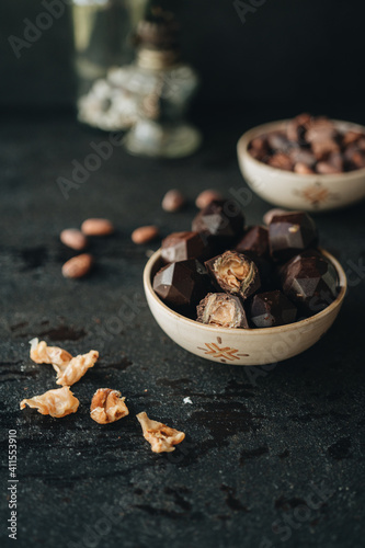 Group of chocolate close up © Natalia