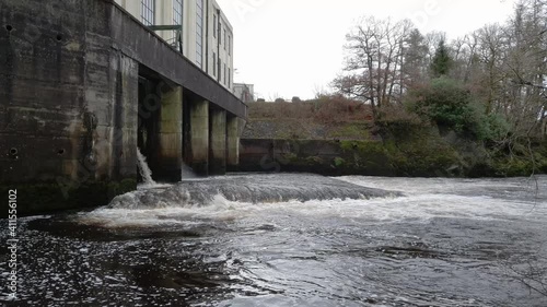 Water released from the turbines at Kendoon Power Station on the Water of Ken photo