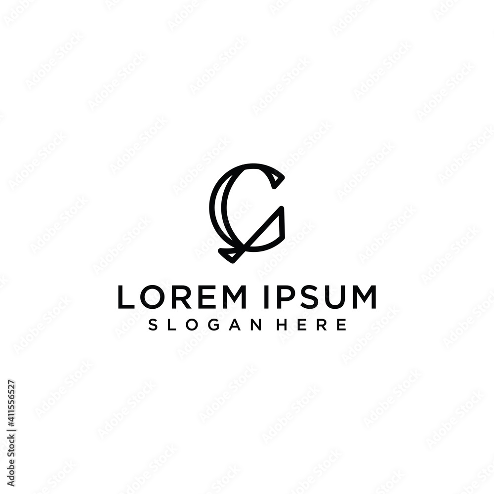 initials g letter logo vector monogram initials g letter logo vector monogram