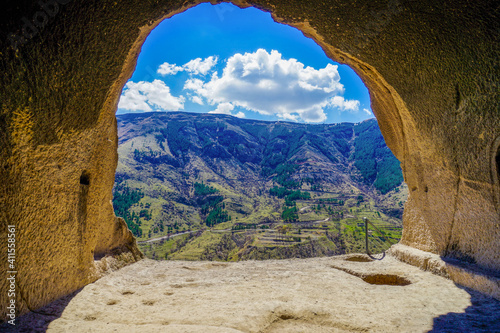 Fotografie Georgia, the troglodyte cave city of Vardzia