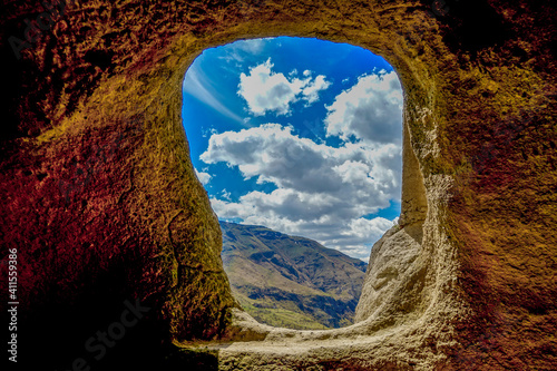 Obraz na plátně Georgia, the troglodyte cave city of Vardzia