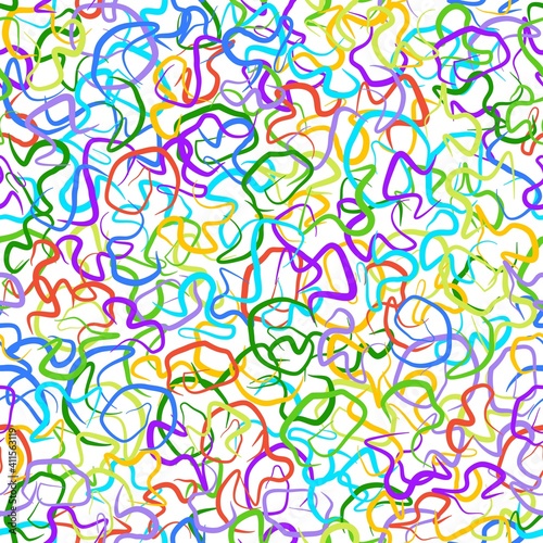 Grunge striped wavy rainbow seamless pattern background