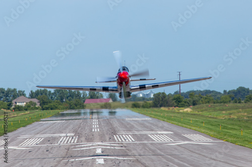 Принти на полотні P-51 Head On